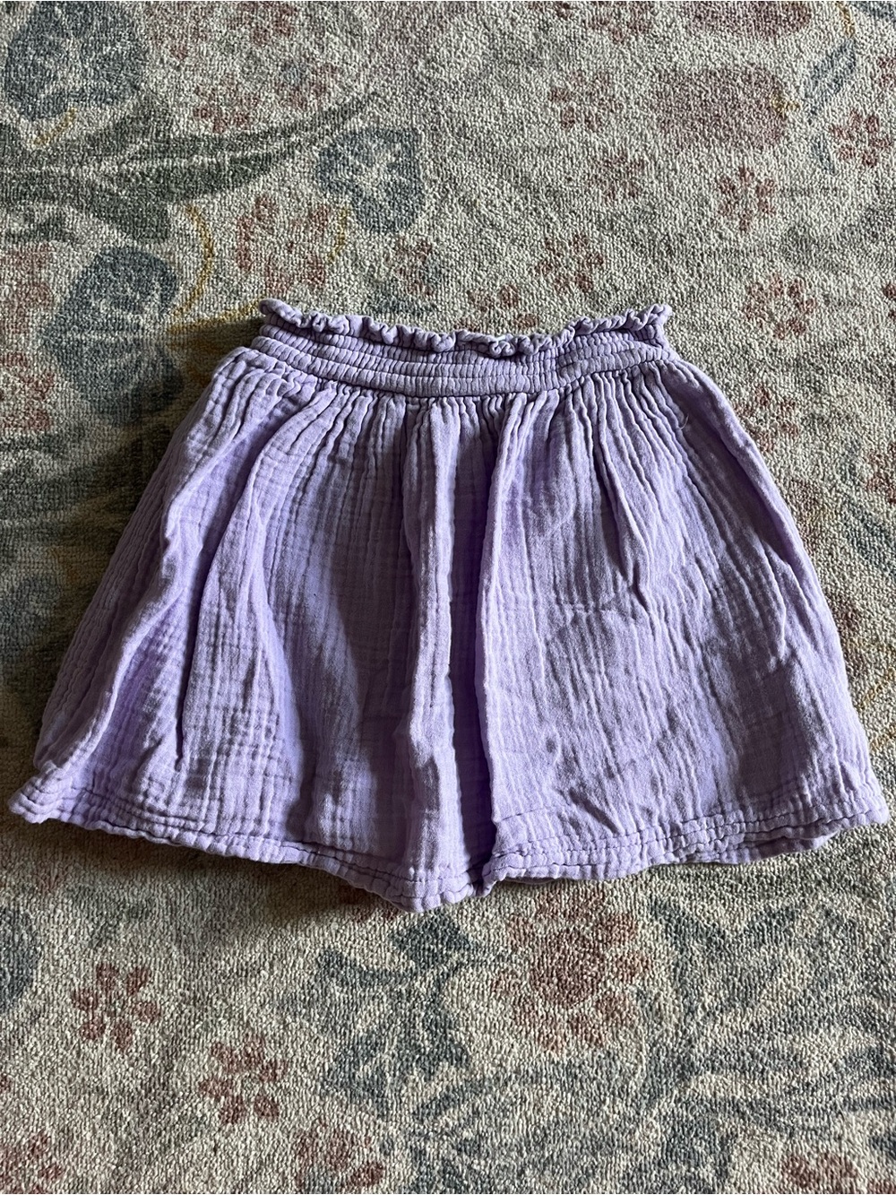Lilac Old Navy Gauze Skort with Elastic Waist